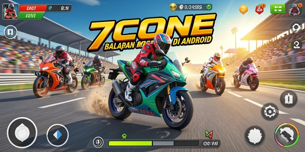 Gameplay seru dan mendebarkan di 7CONE.