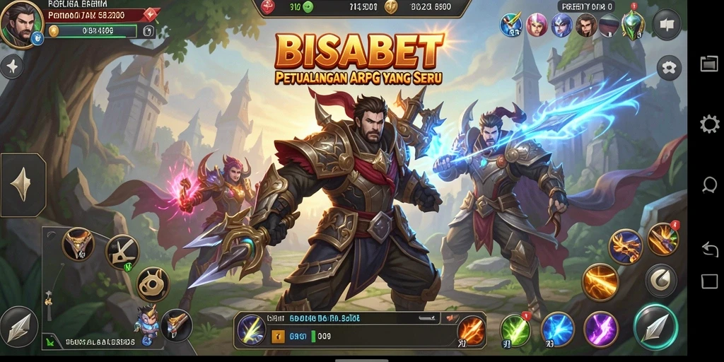 Gameplay seru dan penuh aksi dalam BISABET