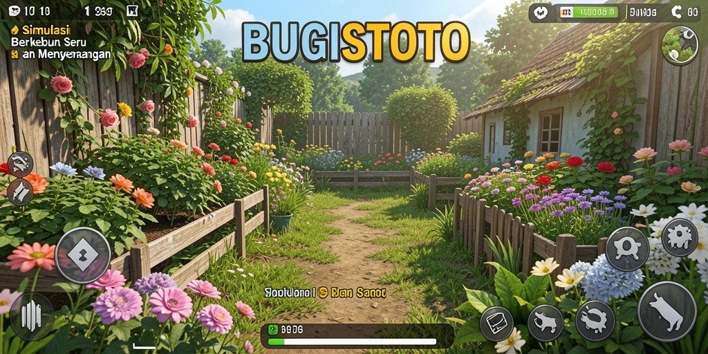 Gameplay seru di BUGISTOTO dengan berbagai jenis tanaman.