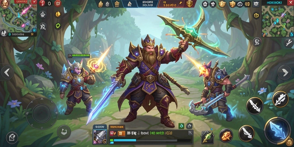 Screenshot gameplay HOKIHOKI menunjukkan aksi seru dan grafis yang memukau.