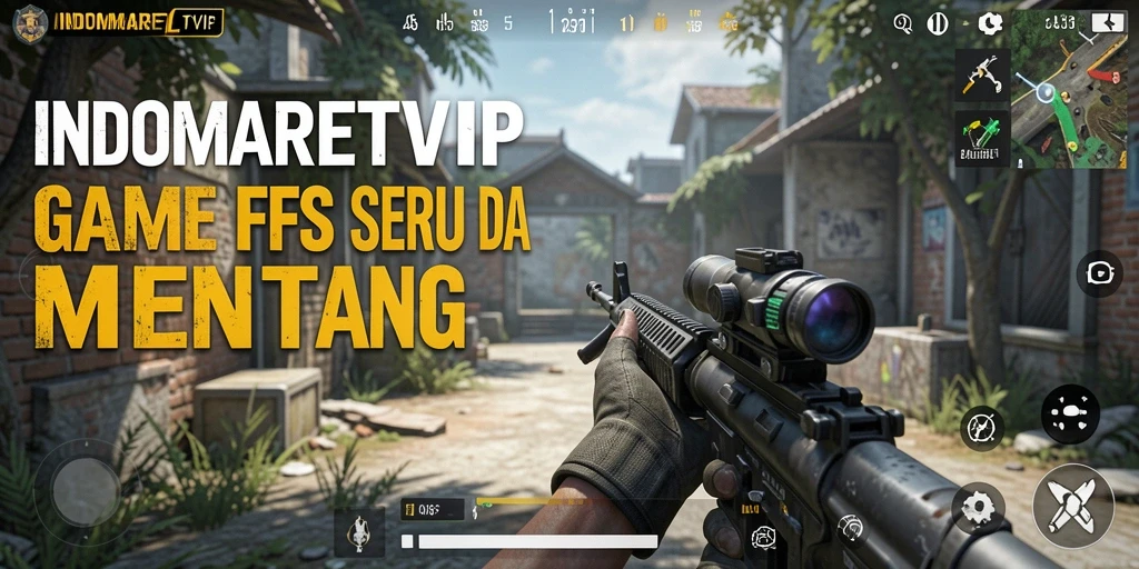 Screenshot gameplay INDOMARETVIP dengan aksi pertempuran yang seru.