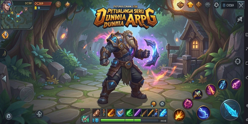 Gameplay OCE69 yang mendebarkan dengan pertarungan ARPG yang seru.